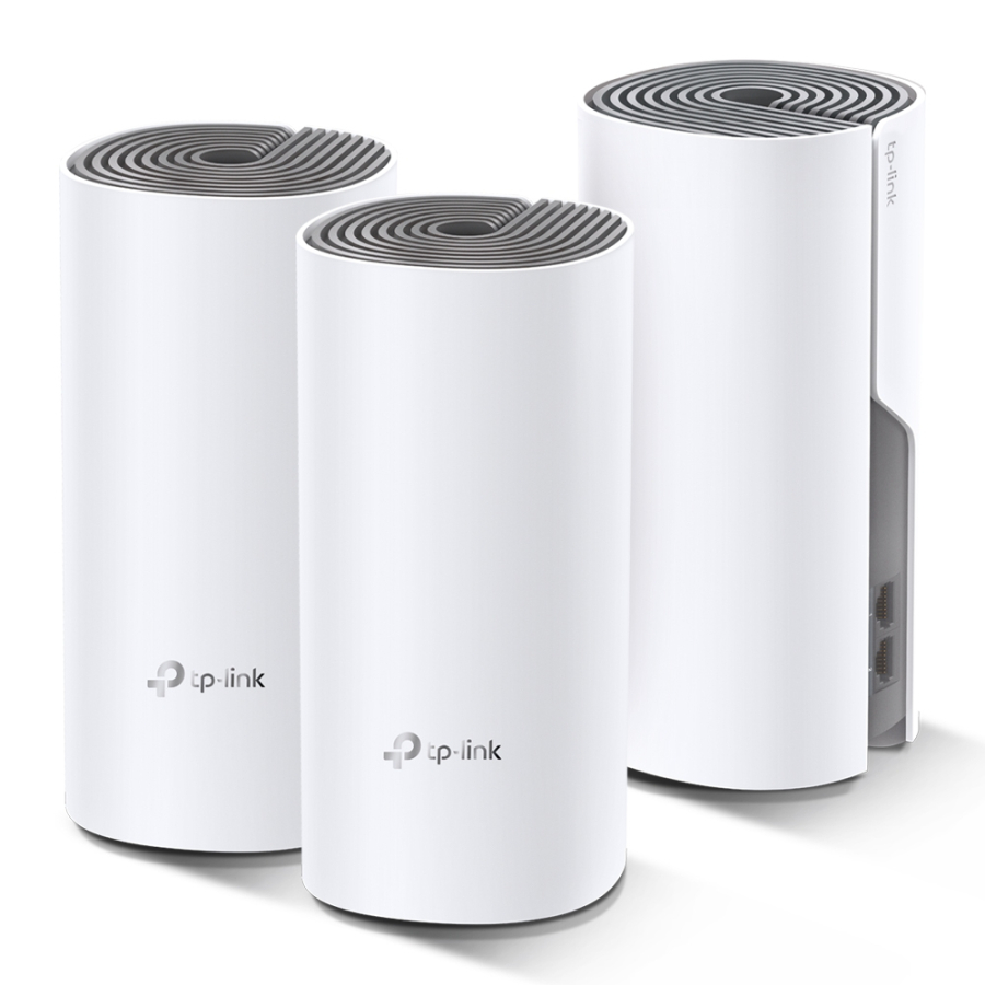 TP-LINK DECO E4(3-PACK) ACCESS POINT AC1200 MESH DUAL BAND 867/300MBPS 2P 10/100 3 UNIT